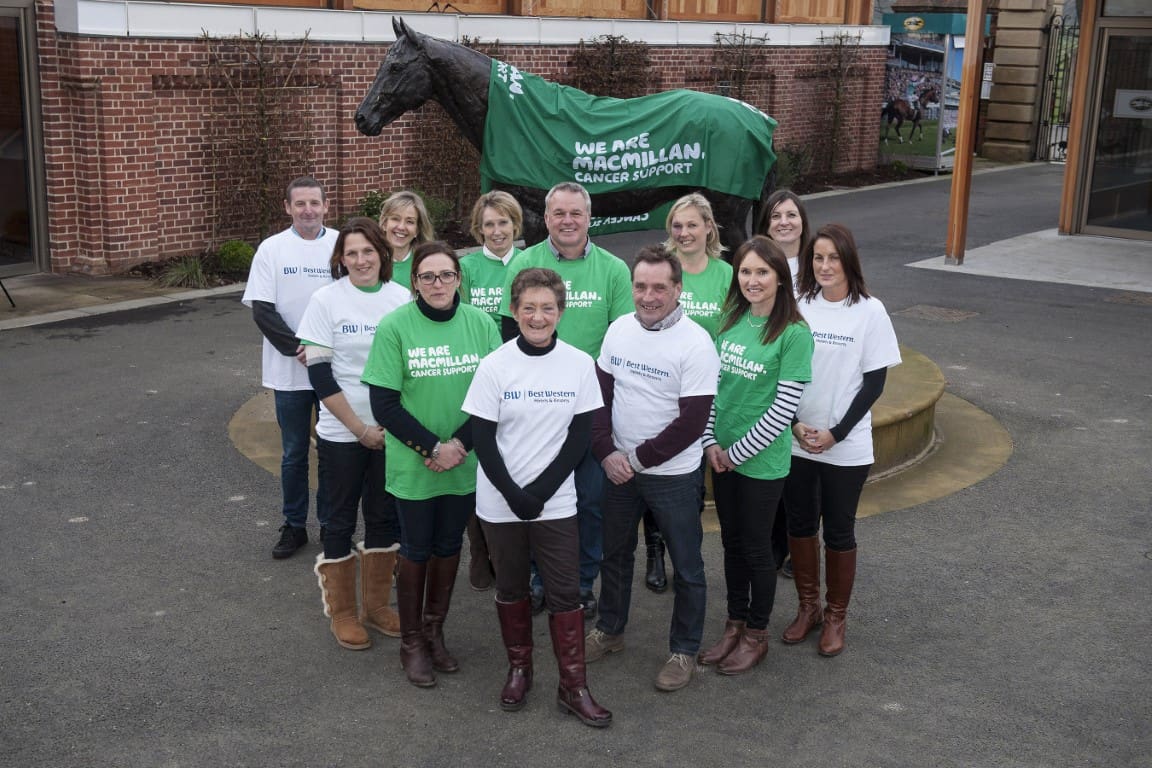 The riders for 2016 Macmillan Charity Race