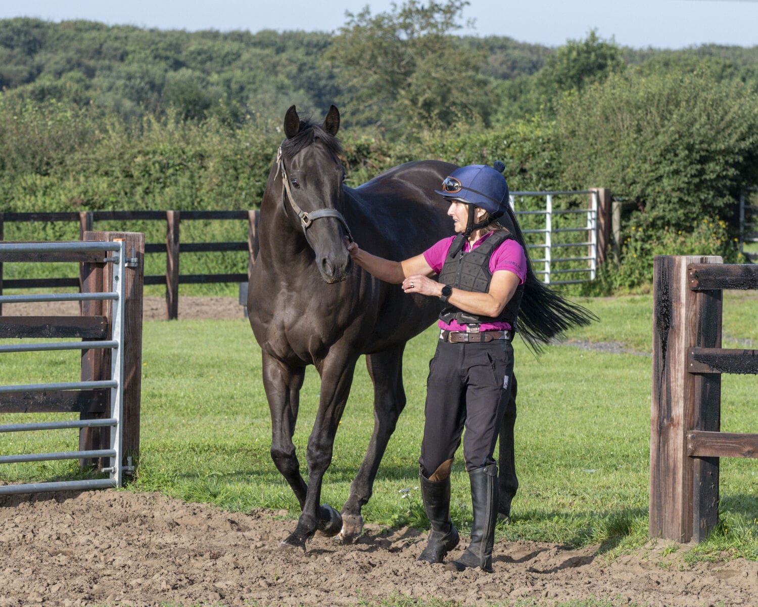 Julie Ridden Work Rider Training - 21st August 2023 - Ruth Carr Racing